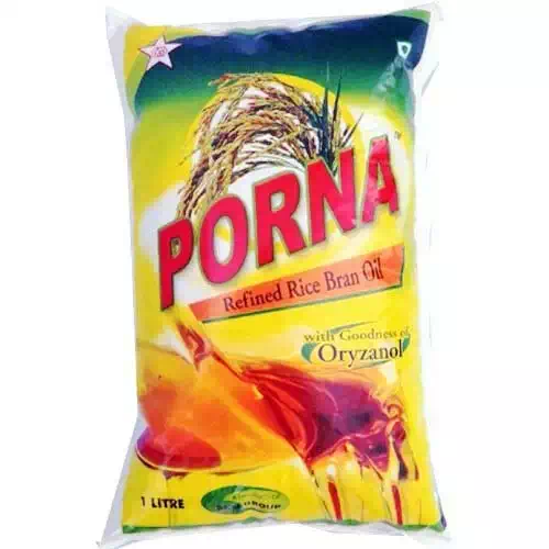 PORNA RICE BRAN OIL 1 l