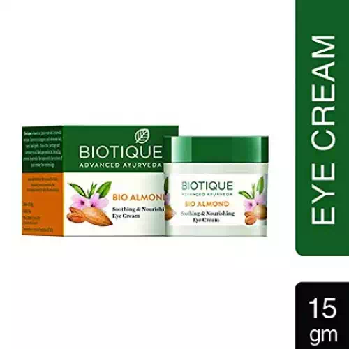 BIOTIQUE BIO ALMOND SOOTHING&NOURISHING EYE CREAM 15 gm