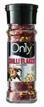 ONLY CHILLI FLAKES GLASS 34gm