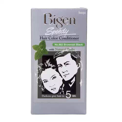 BIGEN HAIR COLOUR BROWNISH BLACK NO.882 40 gm