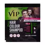 VIP HAIR COLOUR SHAMPOO (BROWN) 20ml