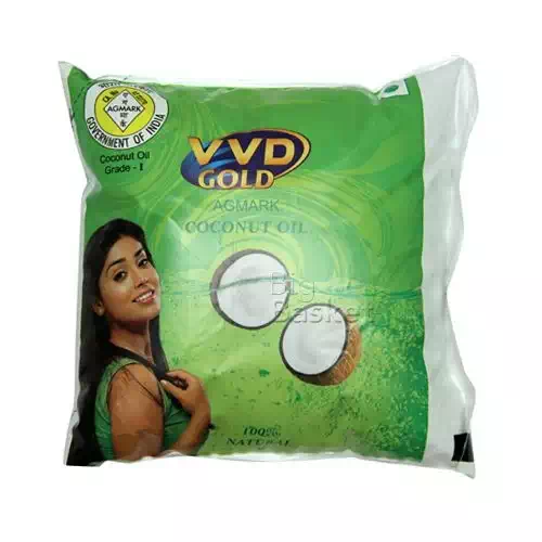 VVD GOLD COCONUT HAIR OIL POUCH 500 ml