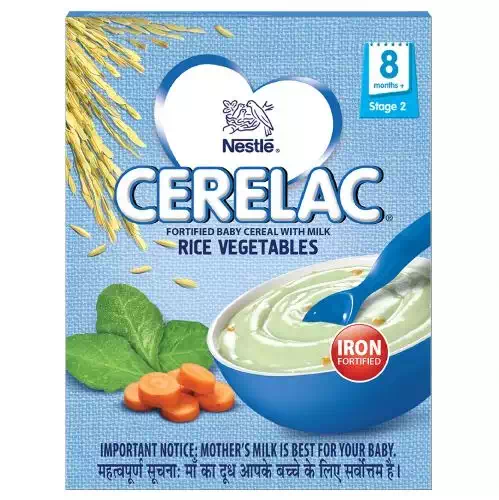 CERELAC RICE VEGETABLE (STAGE 2) 300 gm