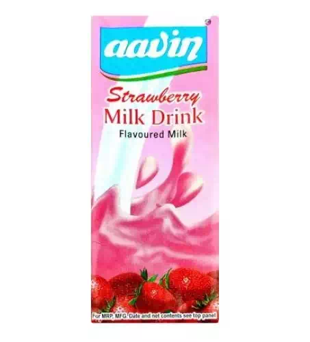 AAVIN STRAWBERRY MILK SHAKE 200ML 200 ml