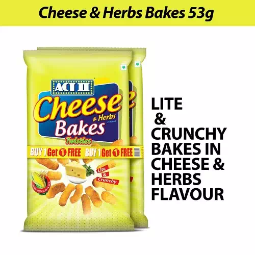ACT CHEESE BAKES 55GM  55 gm