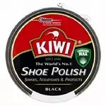 Kiwi shoe polish black tin (small)