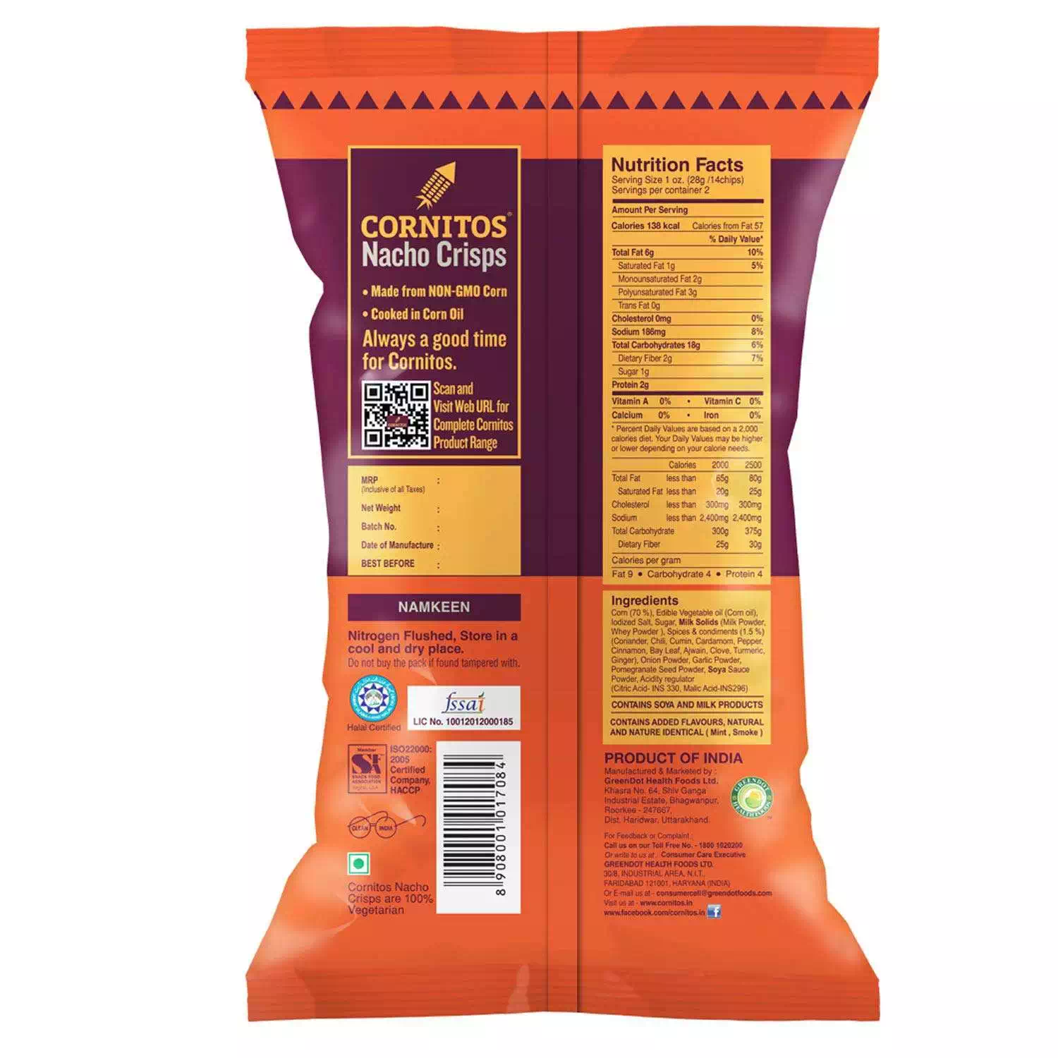 CORNITOS TIKKA MASALA 60 gm