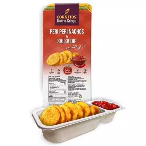 CORNITOS PERI PERI NACHOS &SALSA DIP 70 gm