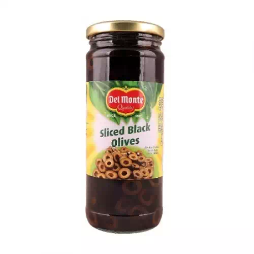 DEL MONTE OLIVES BLACK SLICED 450 gm