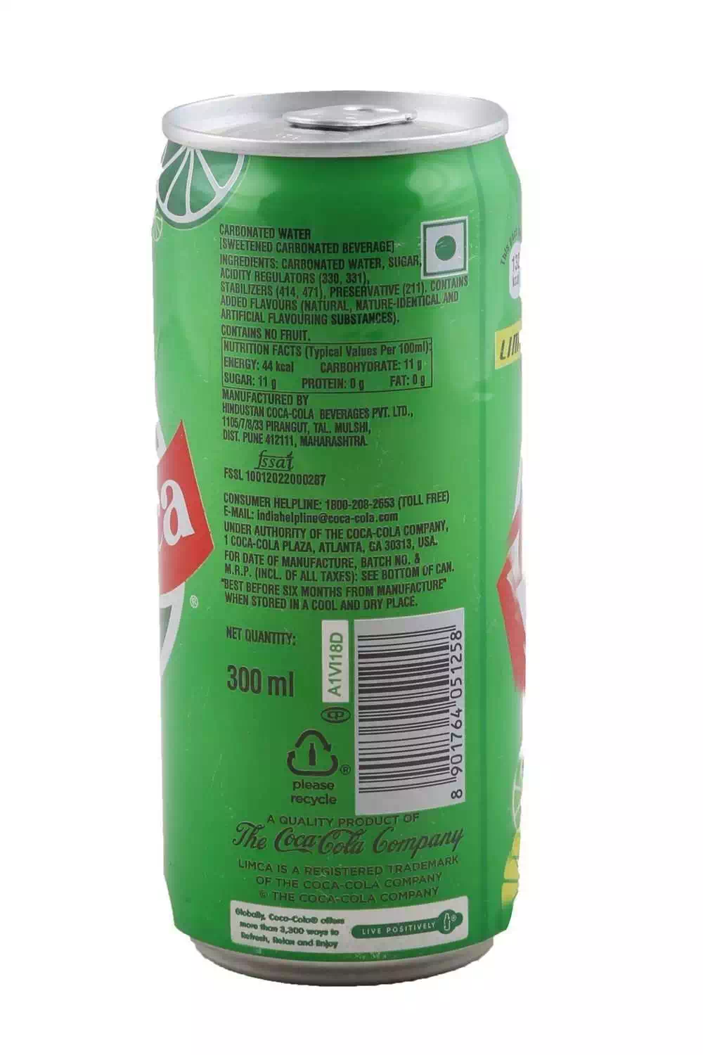 LIMCA  TIN 300 ml