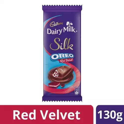 CADBURY DAIRY MILK SILK OREO RED VELVET 130 gm