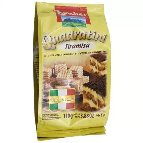 LOACKER QUADRATINI TIRAMISU 110 gm