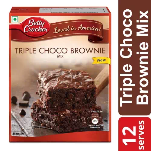 BETTY CROCKER TRIPLE CHOCOLATE BROWNIE MIX 425G 425 gm