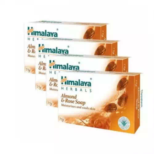 HIMALAYA ALMOND - ROSE SOAP  4X75GM 75 gm