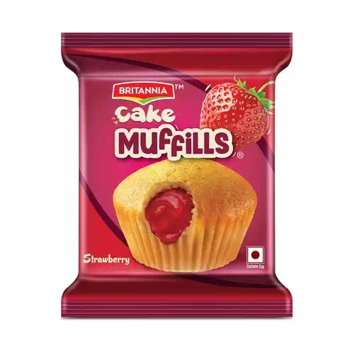 BRITANNIA CAKE STRAWBERRY MUFFILLS 35 gm