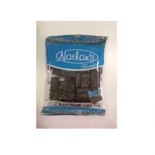 NATHAN S BLACK SESAME CUBES  200 gm