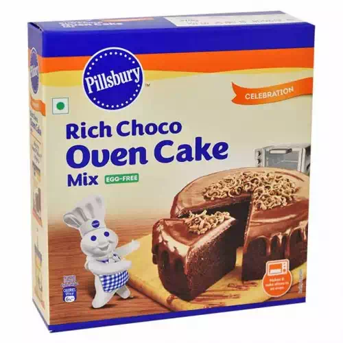 PILLSBURY CAKE MIX RICH CHOCO EGG FREE 270 gm