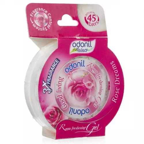 ODONIL GEL AIR FRESHNER ROSE 75 gm