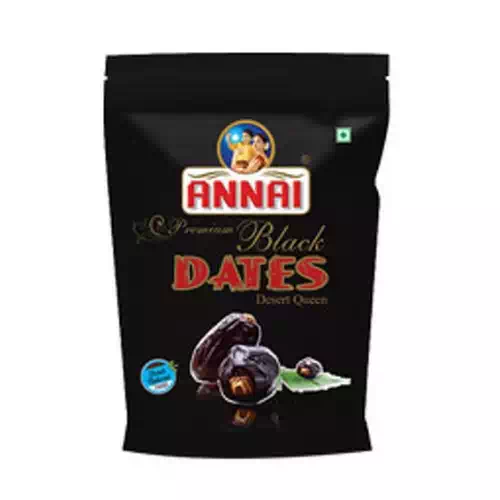 ANNAI BLACK DATES  POUCH 500 gm