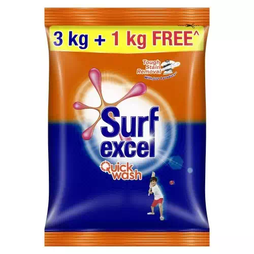SURF EXCEL QUICK WASH 3KG+1KG 4 kg
