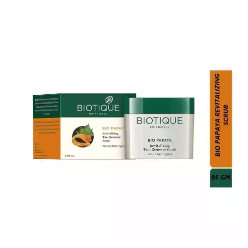 BIOTIQUE BIO PAPAYA REVITALIZING SCRUB 75 gm