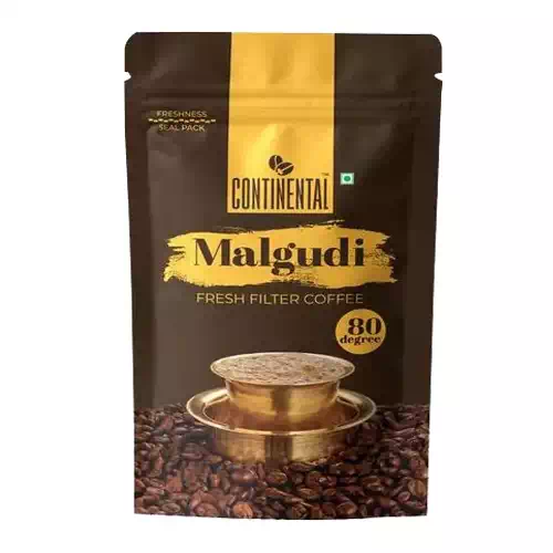 CONTINENTAL MALGUDI 80/20 FRESH FILTER COFFEE 100GM POUCH 100 gm