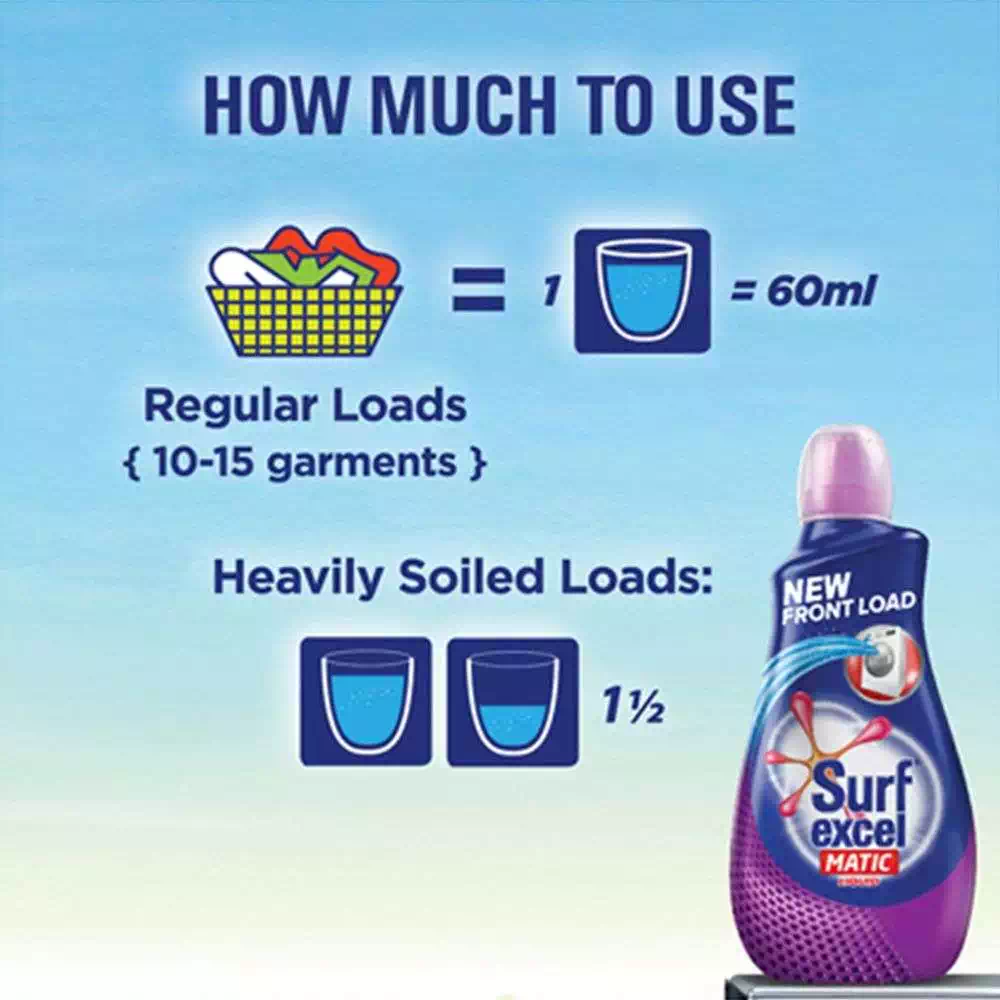 SURF EXCEL MATIC LIQUID FRONT LOAD  1.02 l
