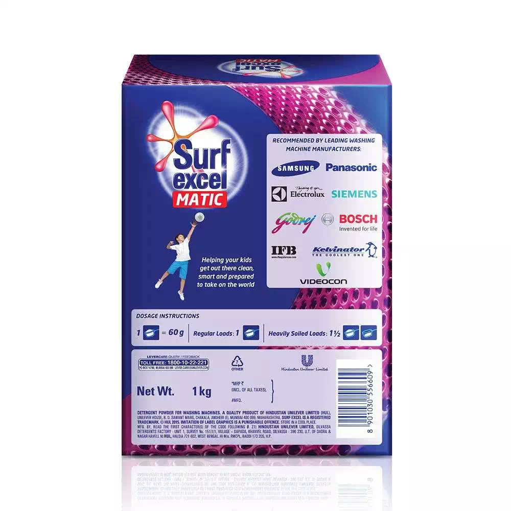 SURF EXCEL MATIC FRONT LOAD DETERGENT POWDER 1 kg