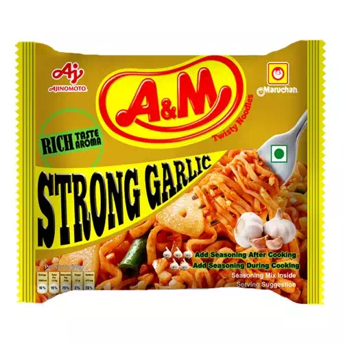 A&M STRONG GARLIC NOODLES 70G 70 gm
