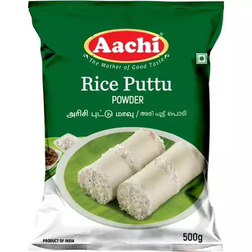 AACHI WHITE PUTTU POWDER 500GM 500 gm