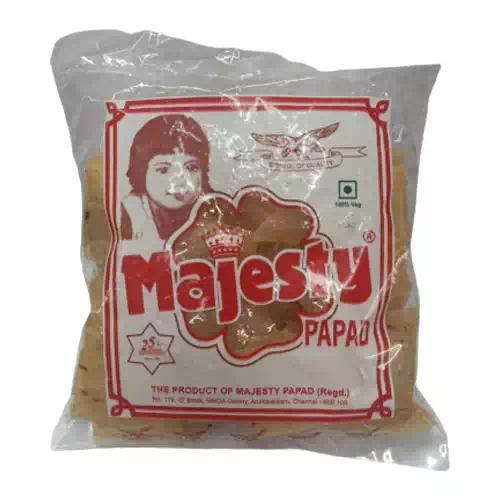 MAJEST DRY CHILLI RICE PAPAD  100 gm