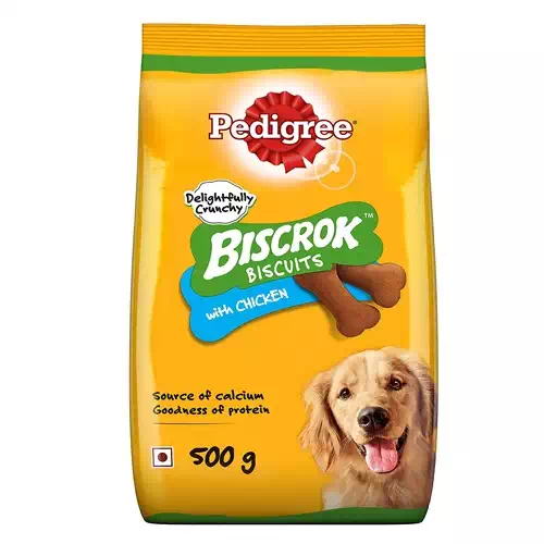 PEDIGREE BISCROK BISCUITS WITH CHICKEN 500 gm