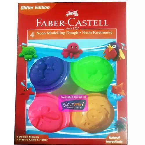 FABER CASTEL NEON MODELLING DOUGH  200gm