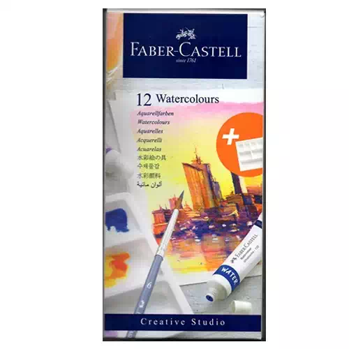 Faber castell creative studio watercolors 9 ml set of 12