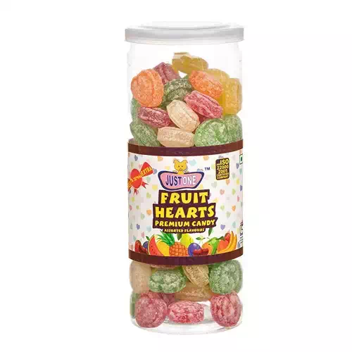 Just one fruit hearts assorted candy