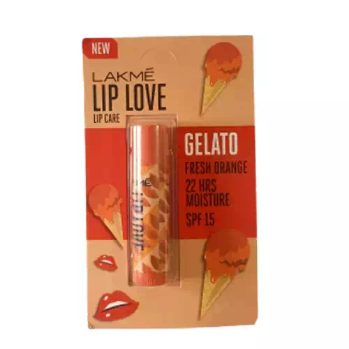 LAKME LIP LOVE GELATO FRESH ORANGE 4.5G 4.5 gm