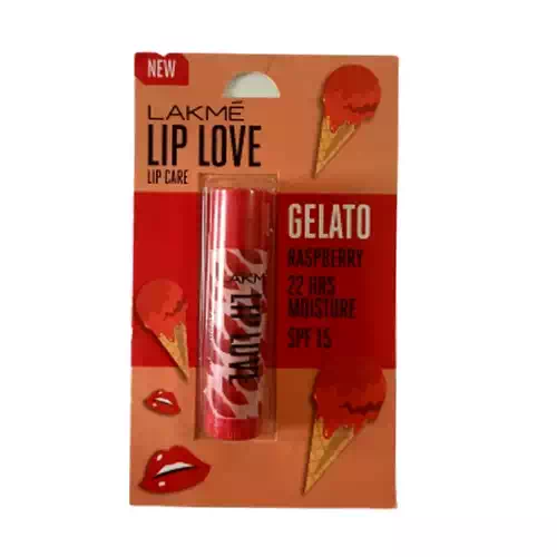 LAKME LIP LOVE GELATO RASPBERRY 4.5G 4.5gm