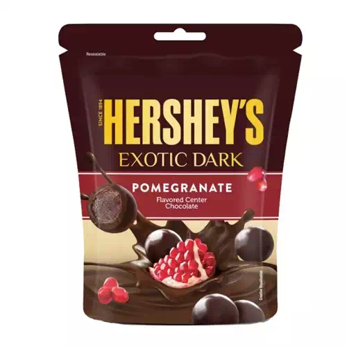 HERSHEYS EXOTIC DARK POMEGRANATE 100 gm