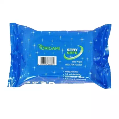 Origami stay safe wipes