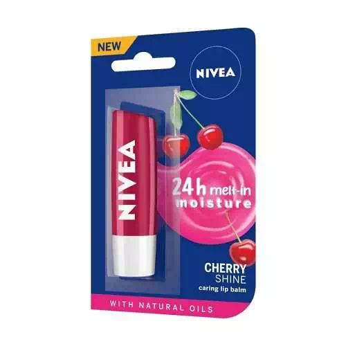 NIVEA FRUITY SHINE CHERRY LIP CARE 4.8 gm