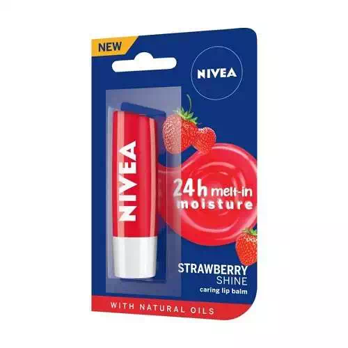 NIVEA FRUITY SHINE STRAWBERRY LIP CARE 4.8 gm