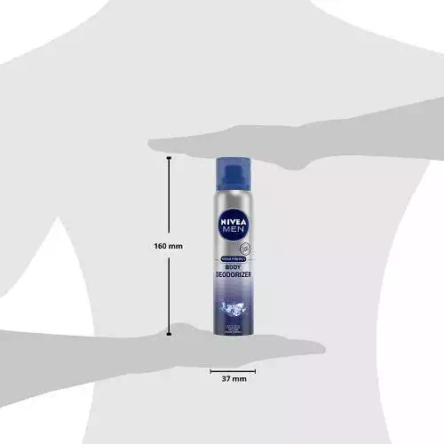 NIVEA MEN BODY DEODORIZER ICE COOL DEODORANT SPRAY 120 ml