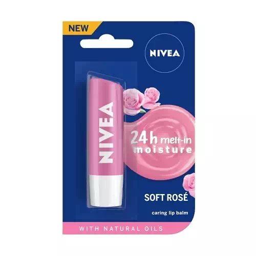 Nivea soft rose lip care