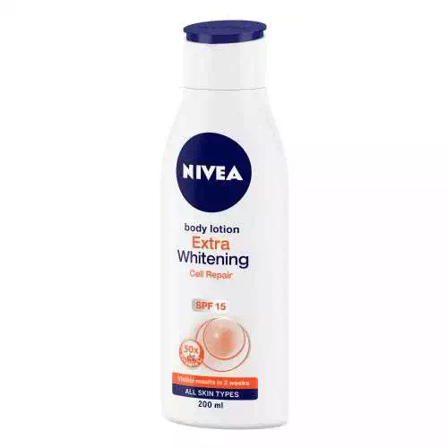 NIVEA WHITENING CELL REPAIR -UV PROT B/L SPF15 200 ml