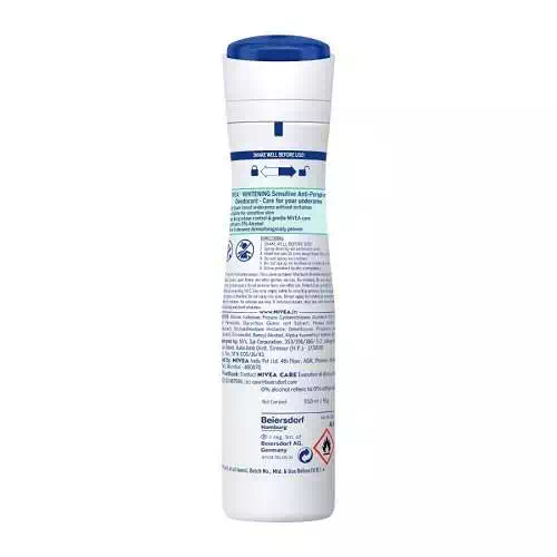 NIVEA WHITENING SENSITIVE DEODORANT SPRAY 150 ml