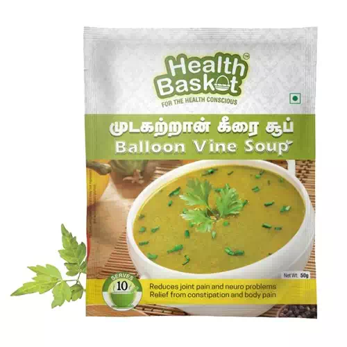 Health basket balloon vine soup