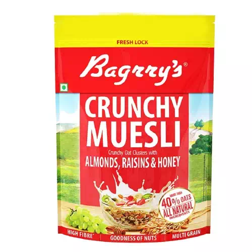 Bagrrys crunchy muesli almonds raisins&honey