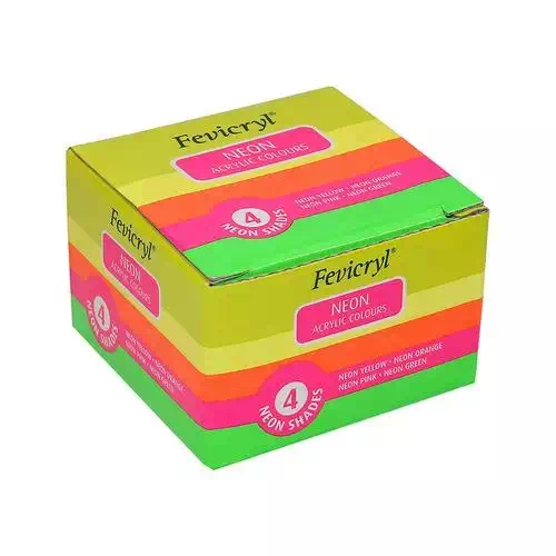 FEVICRYL NEON ACRTLIC COLOURS 60 ml