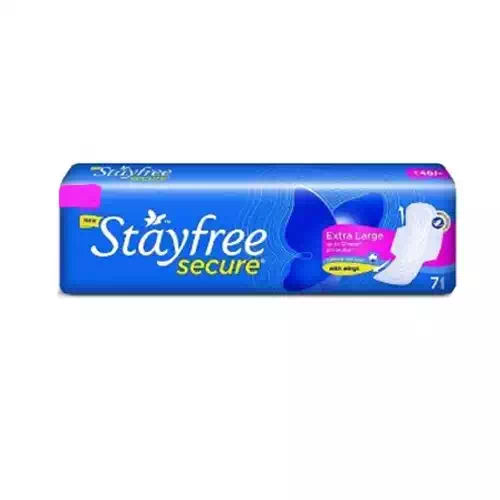 STAYFREE SECURE EXTRA LARGE WINGS 6PAD 6Nos