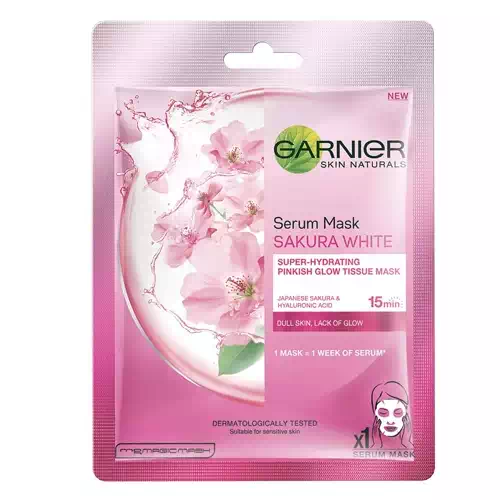 Garnier serum mask sakura white